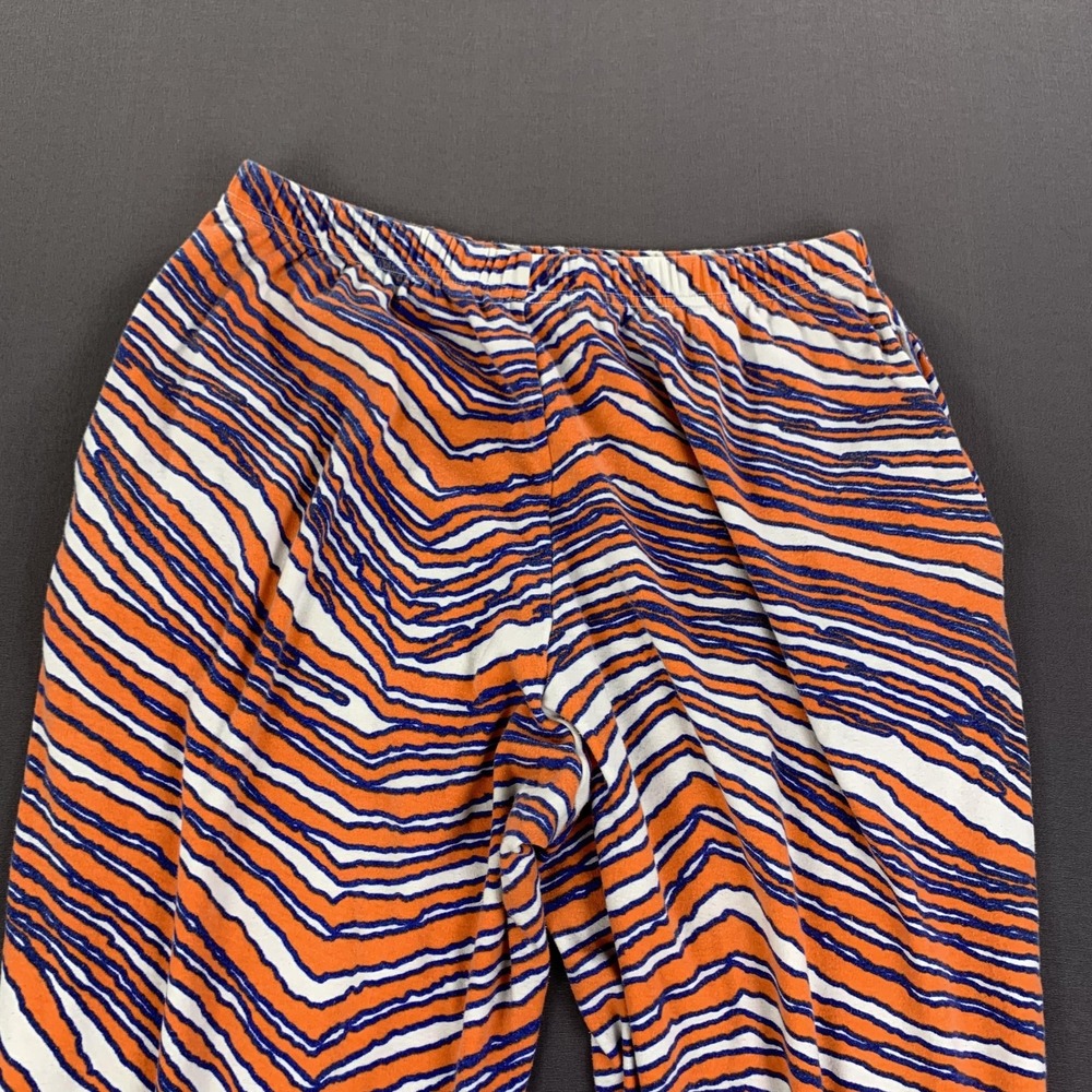 VTG Denver Broncos Pants Mens Large Orange Blue NFL Football Zubaz USA 32x32 - Picture 11 of 16